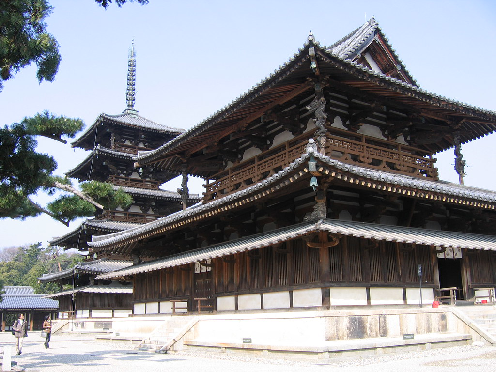 Horyuji Temple v regionu Kansai